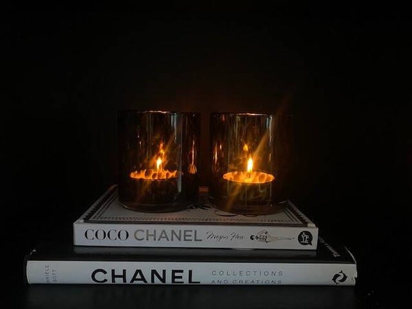 Leopard theelichthouder