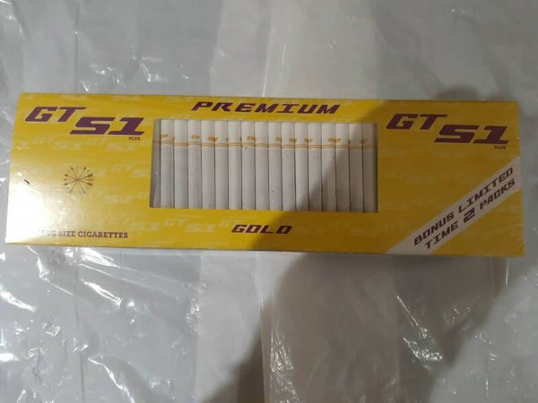 Nouveau GT51 Premium GOLO  200 Cigarettes King size + extra