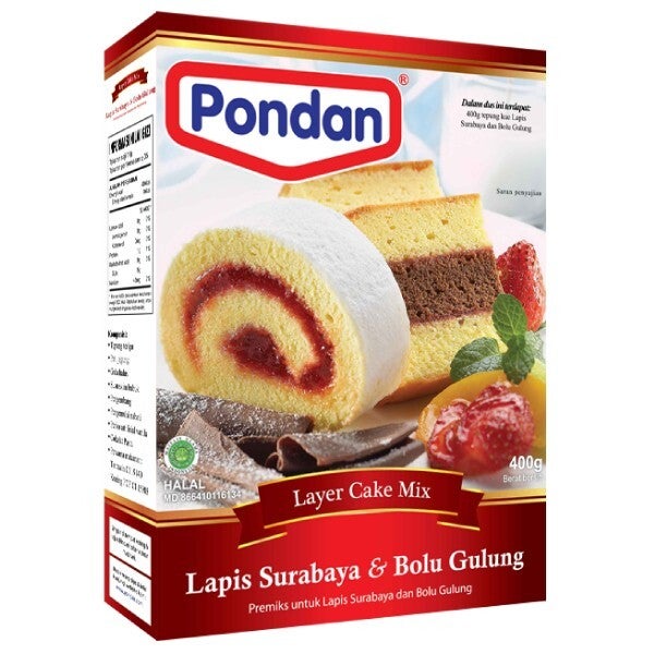 Pondan - Surubaya Layer & Swiss Roll Cake