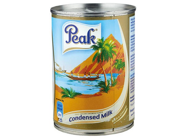 PEAK evaporated milk