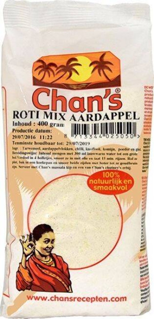 Chan's roti mix aardappel