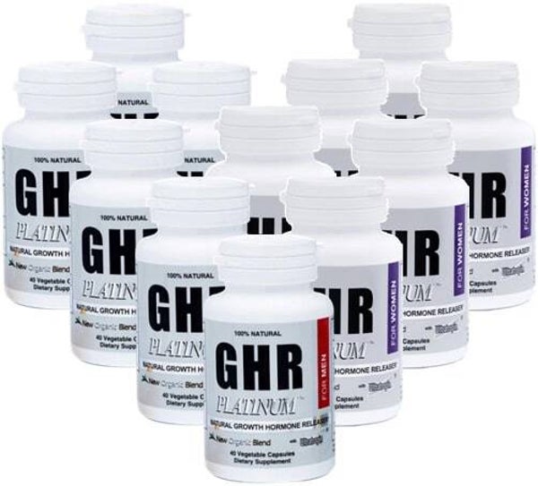 GHR Platinum HgH Releaser Enhancer Mixed - 12 Bottles