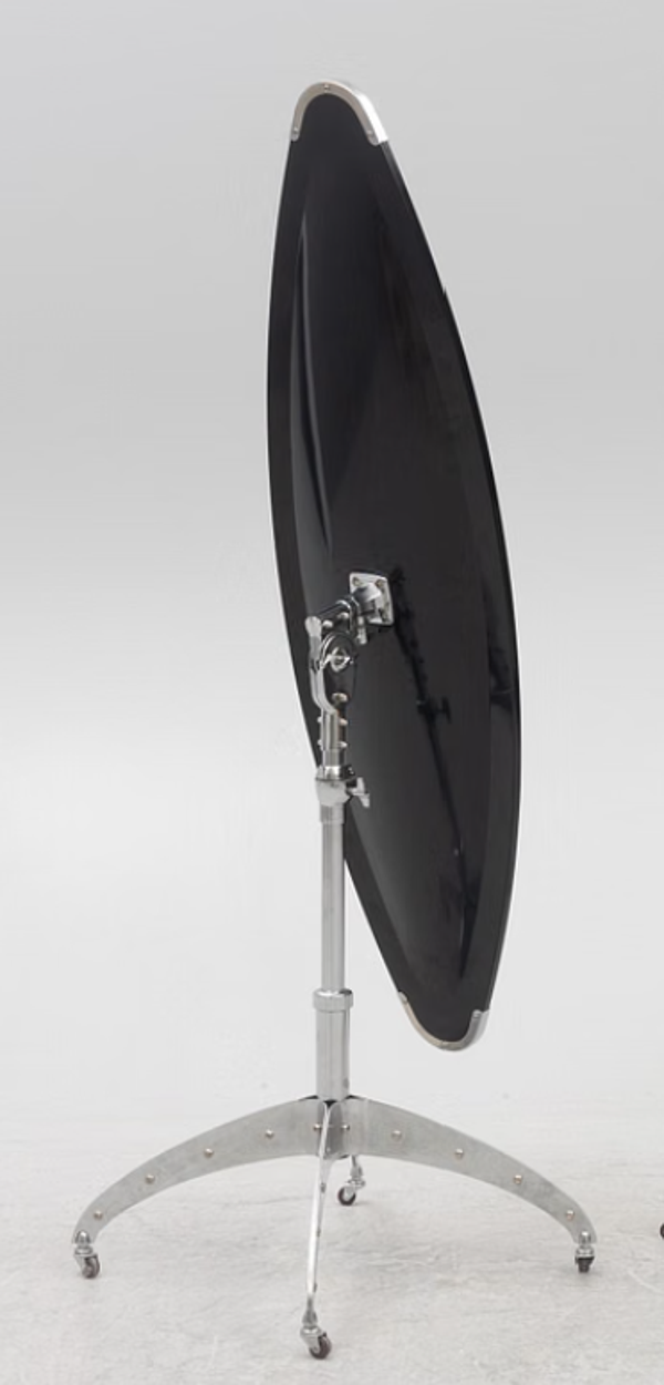 Dulton Mirror in black by Yasu Sasamoto for Dulton, Japan 80's