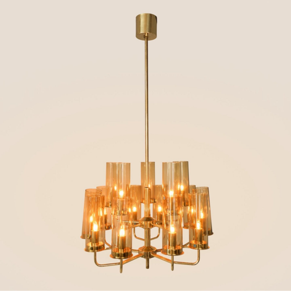 Chandelier Model T434 by Hans Agne Jakobsson, Sweden 1960s