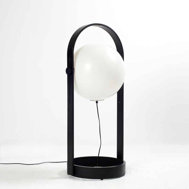 1960s Large Plywood and Perpex Floor Lamp by Temde Switzerland