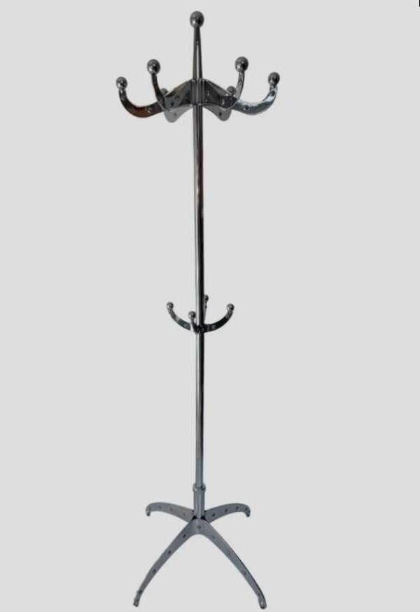 Dulton chrome Coat Rack by Yasu Sasamoto, Japan, 1980's