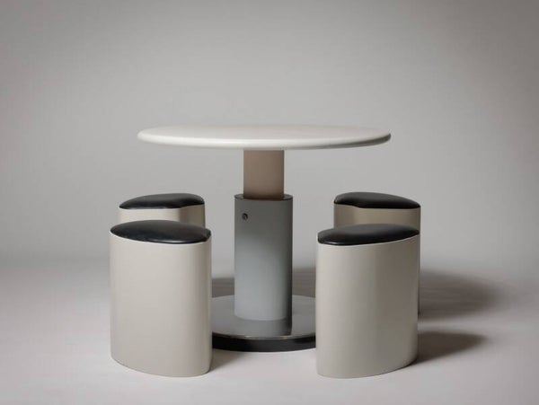 Space age height adjustable dinning table, Italy 70's