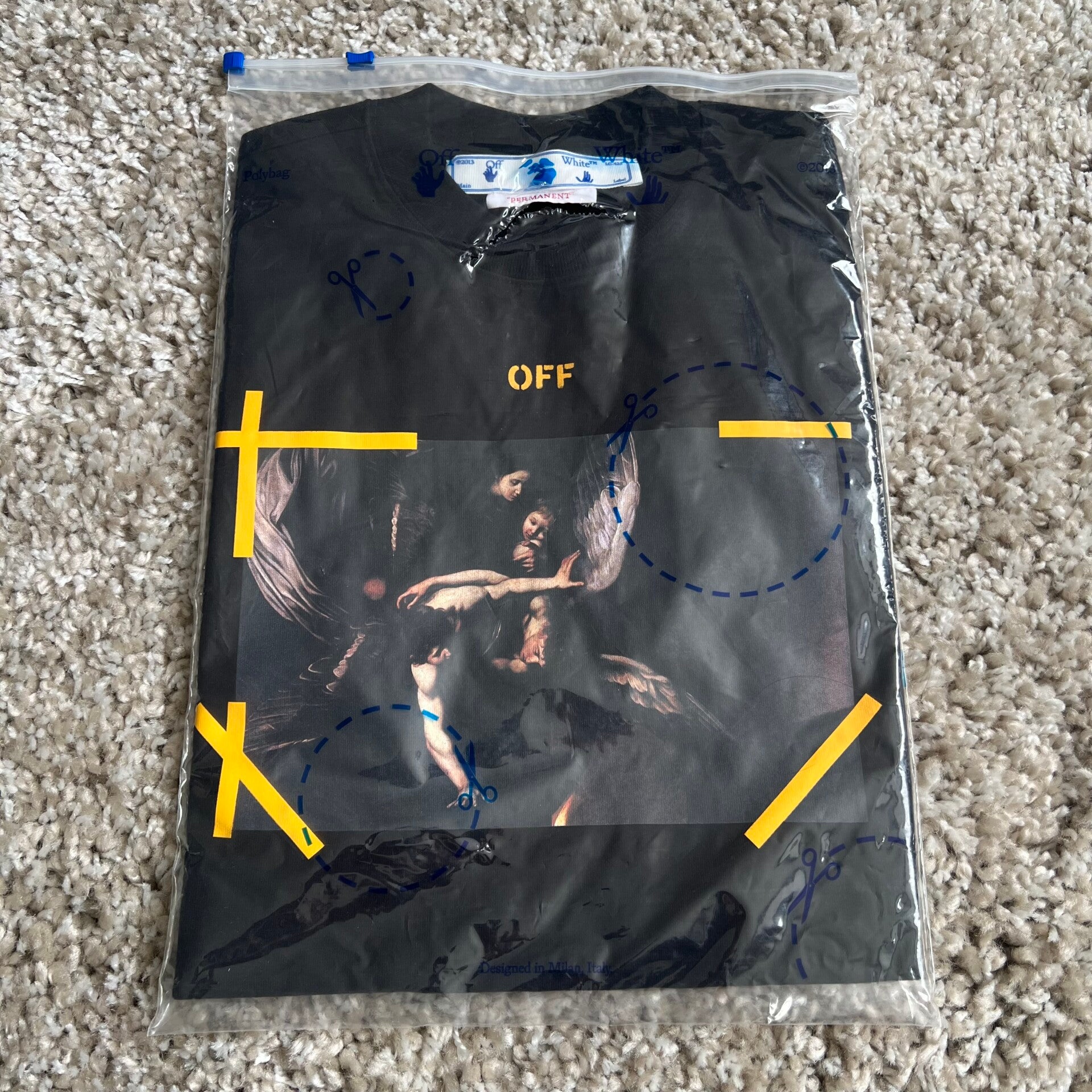 Off-White EG-423 Tシャツ オフホワイト メンズ Tシャツ 半袖 OFF-WHITE ブランド トップス