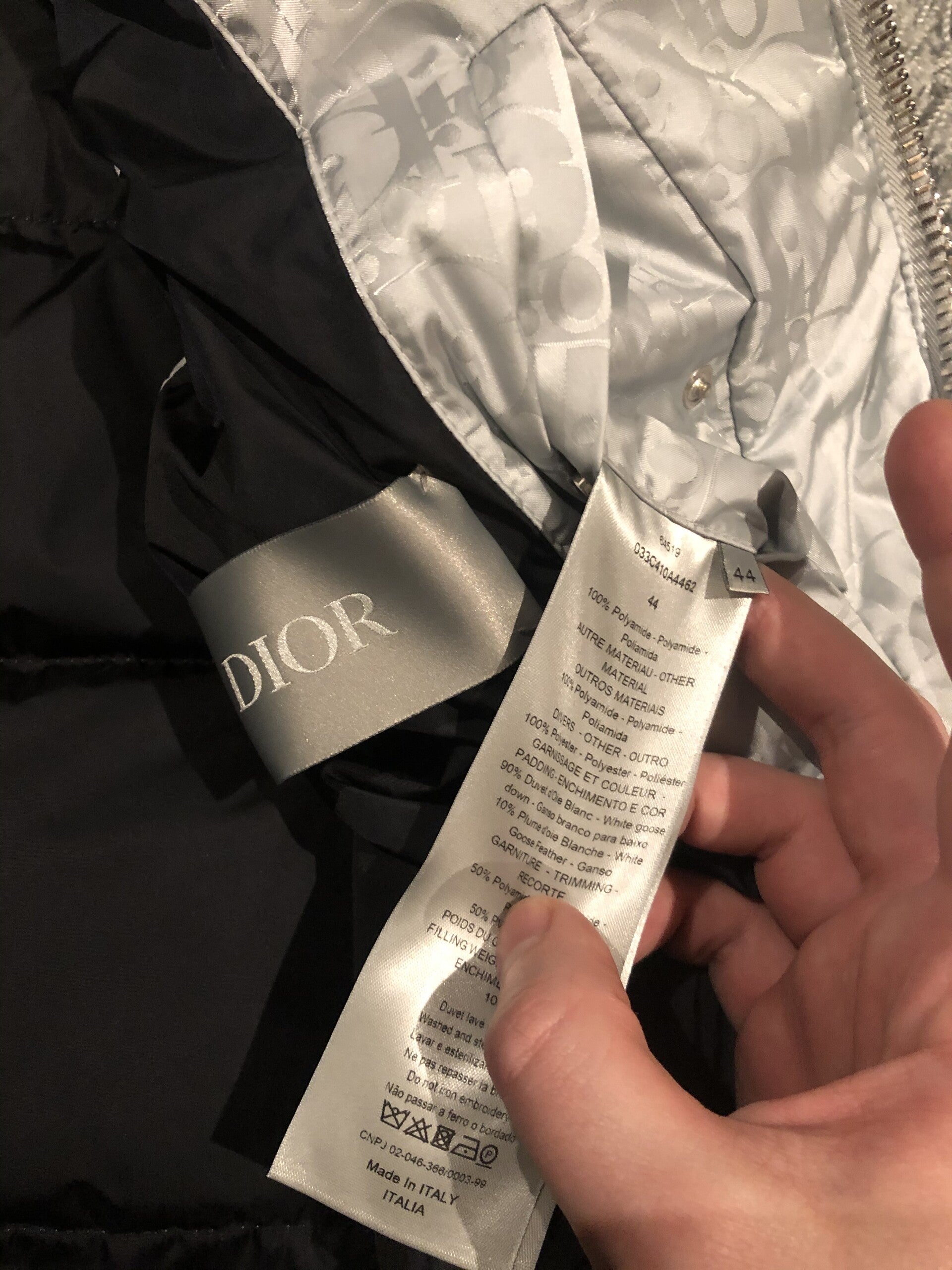 クリスチャンディオール　モッズコート　XS Christian Dior MONSIEUR/クリスチャン ディオールムッシュ