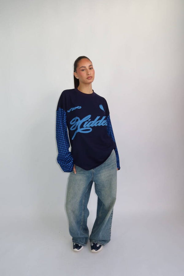 PRE ORDER : priority longsleeve blue