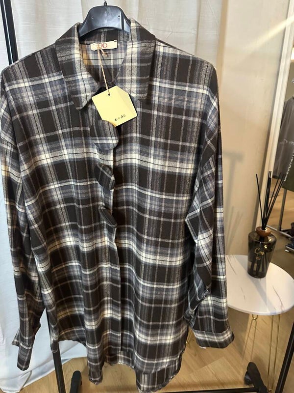 Geruite Blouse