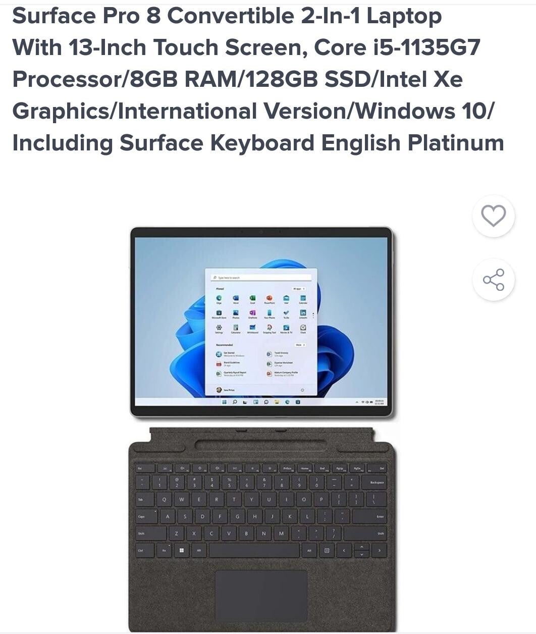 MICROSOFT SURFACE PRO TAB