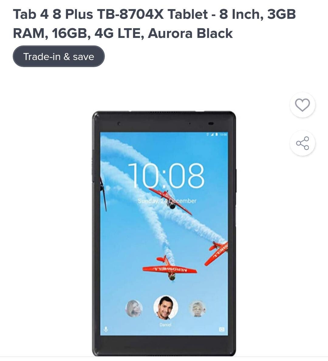 LENOVO TAB 4