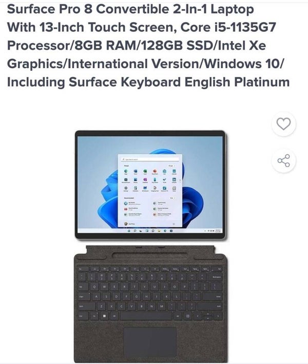 MICROSOFT SURFACE PRO TAB