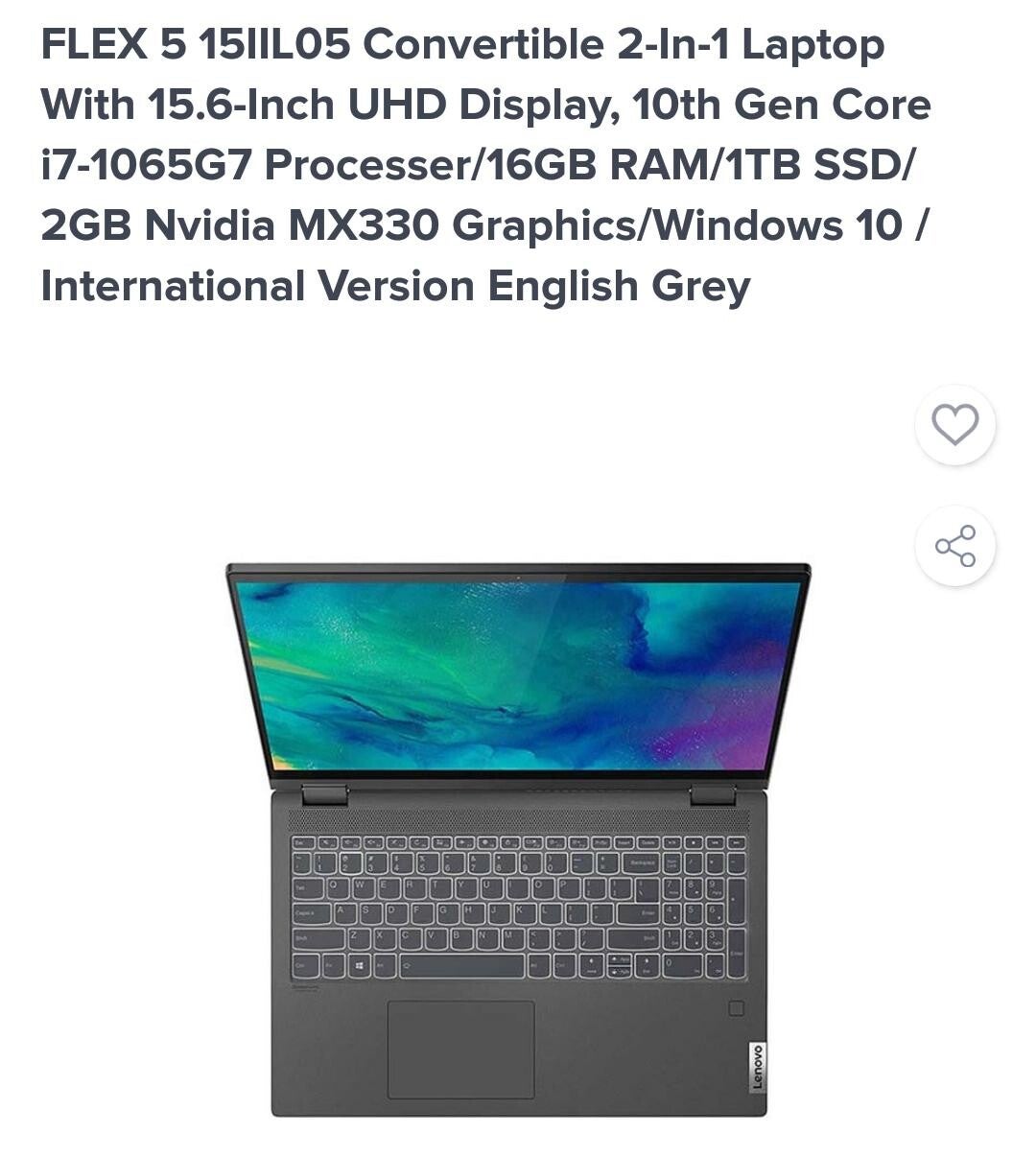 LENOVO FLEX 5