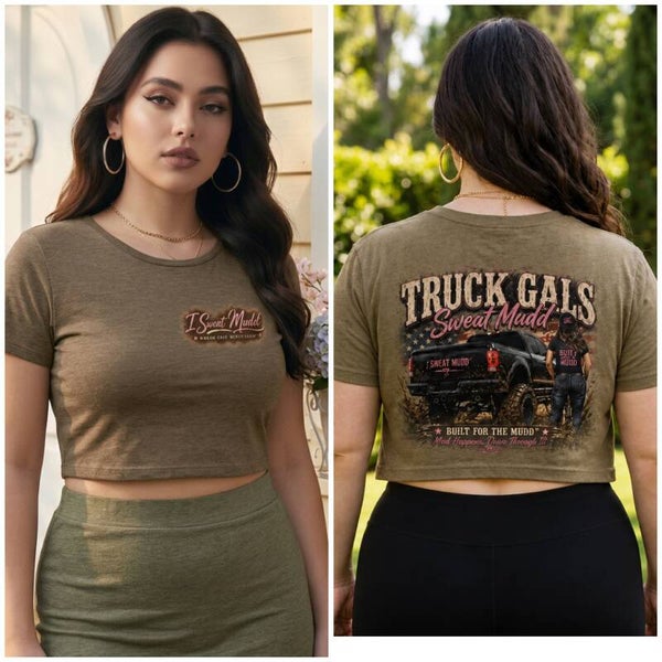 Truck Gals Sweat Mudd™ Women's Crop Tee