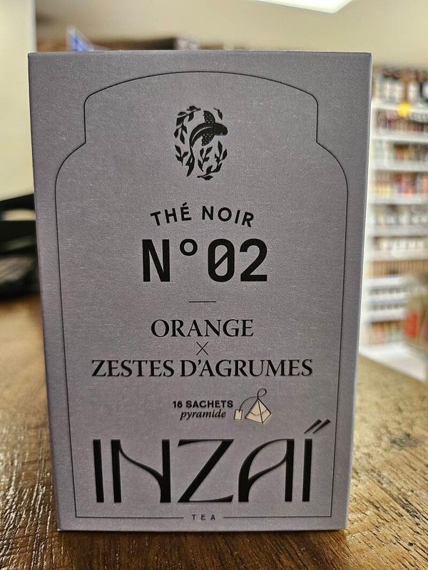 Thé noir n°2 orange, zestes d'agrumes