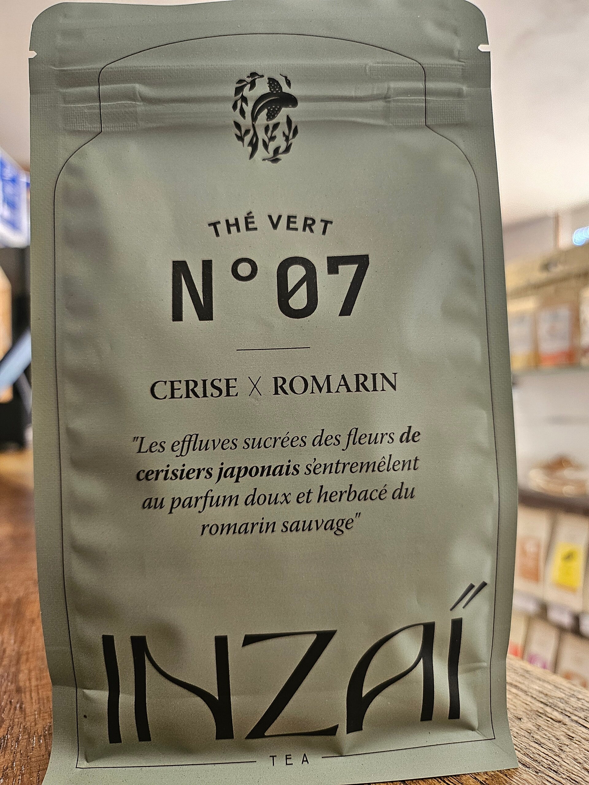 Thé vert n°07 Cerise romarin