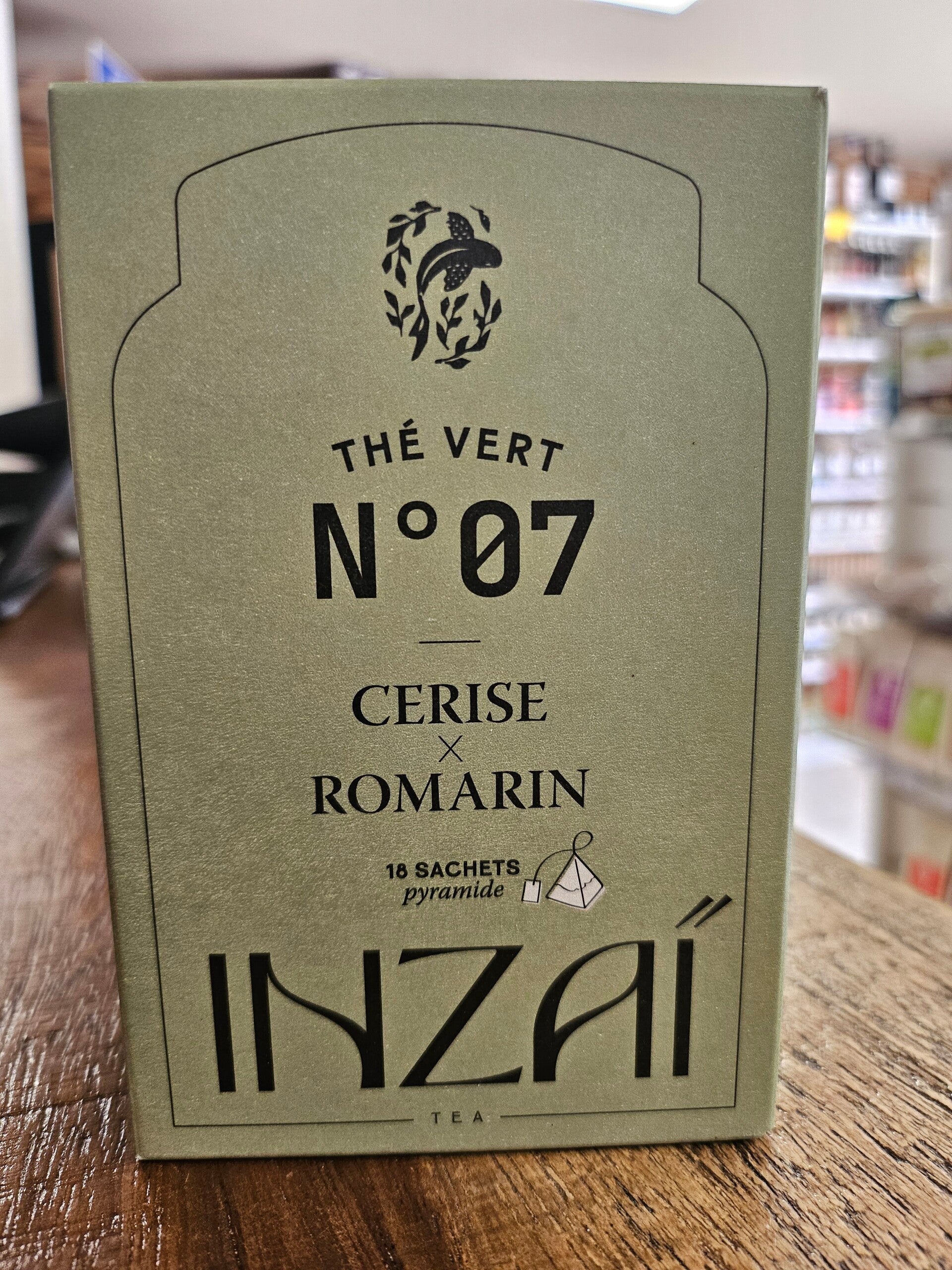Thé vert n°07 cerise et romarin