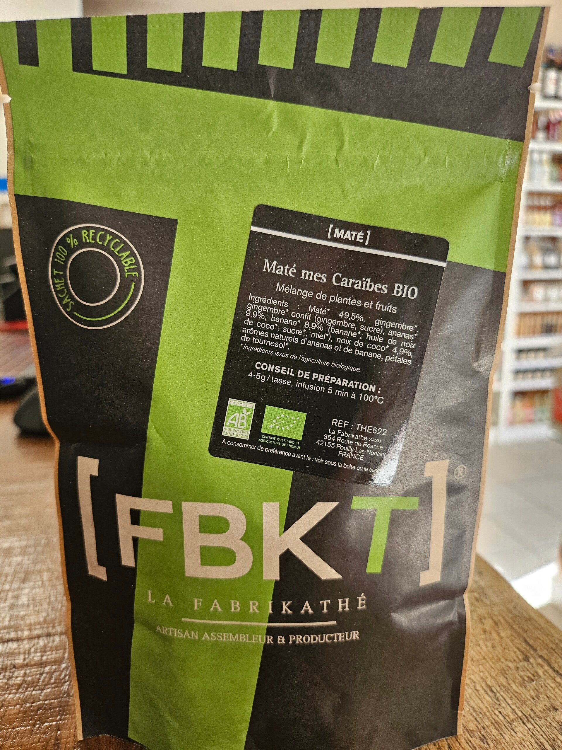Maté vrac Caraïbes
