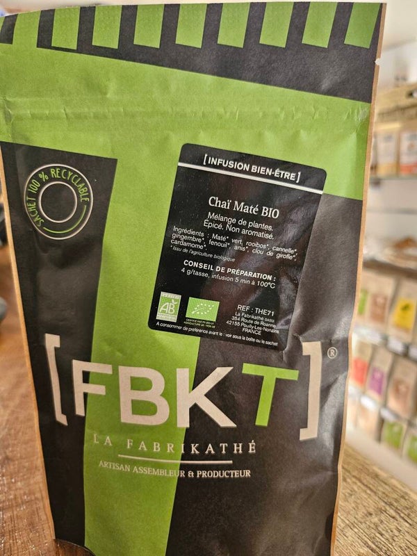 Infusion vrac chaï maté bio
