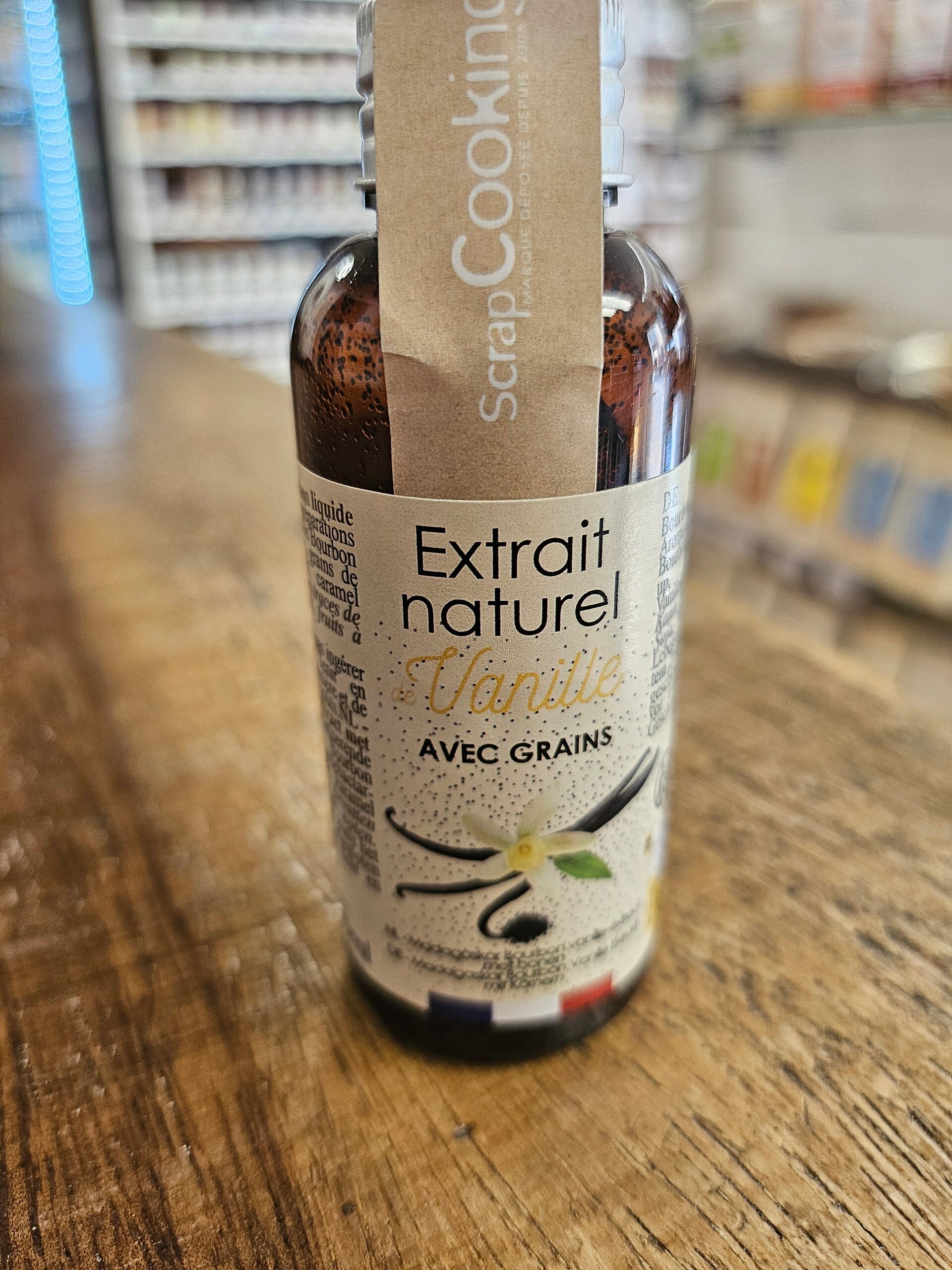 Extrait naturel Vanille avec grains