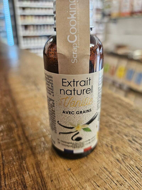 Extrait naturel Vanille avec grains