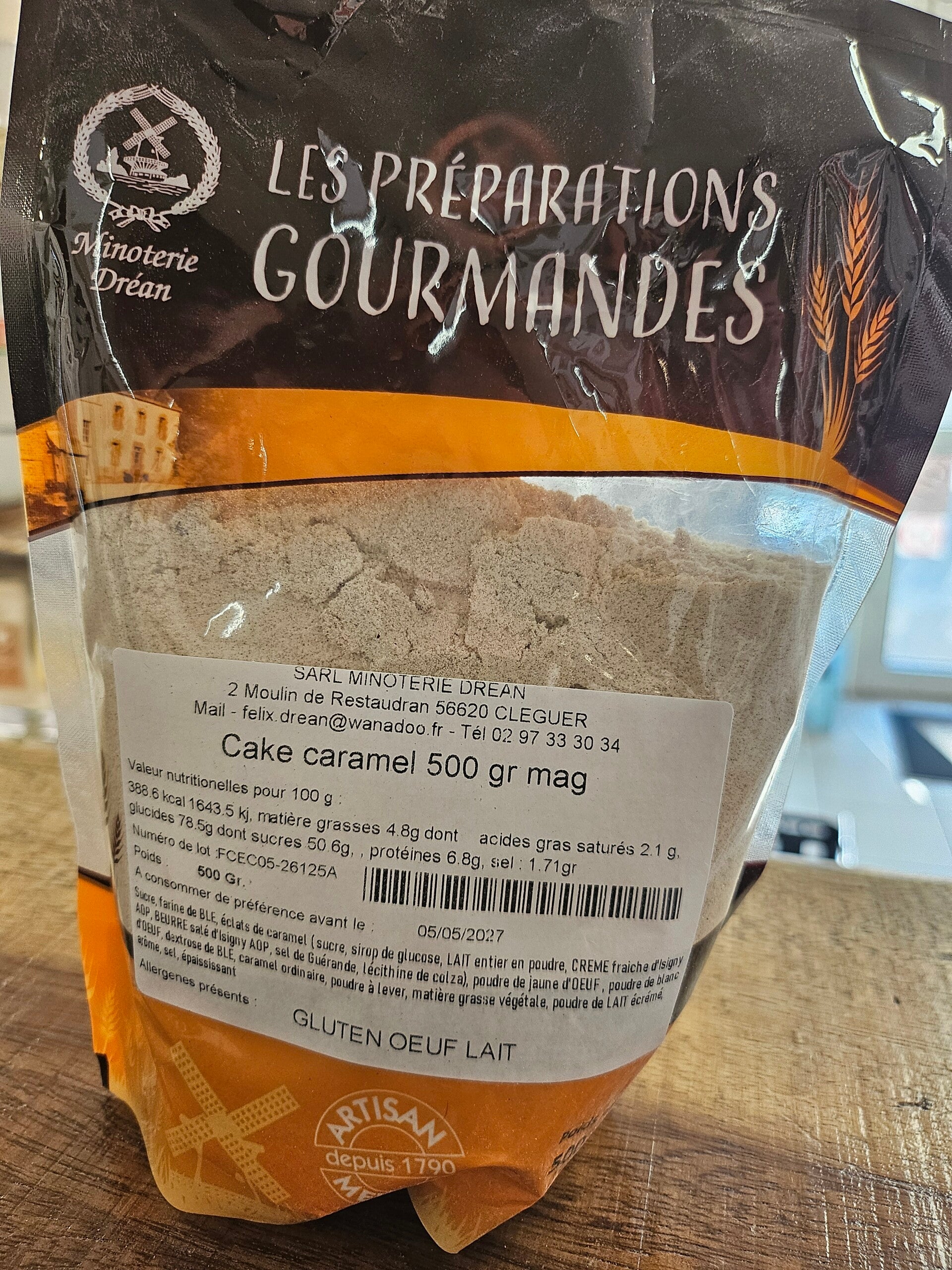 Préparation Cake caramel