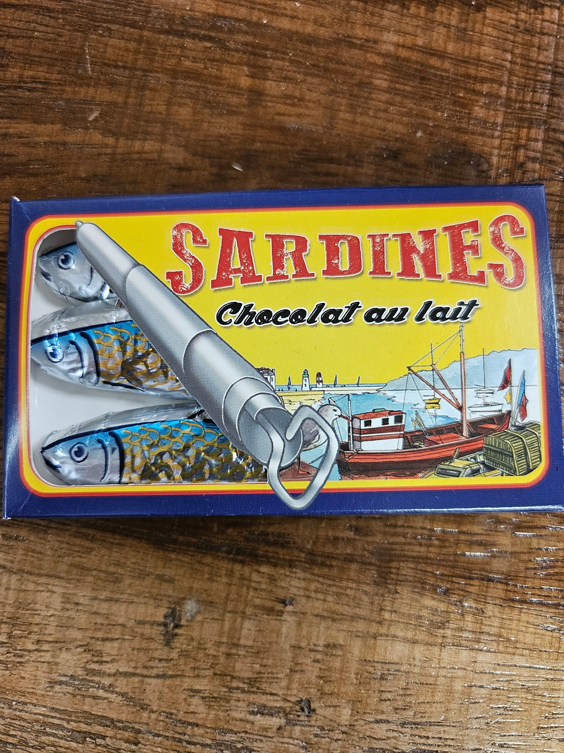 Sardines chocolat au lait