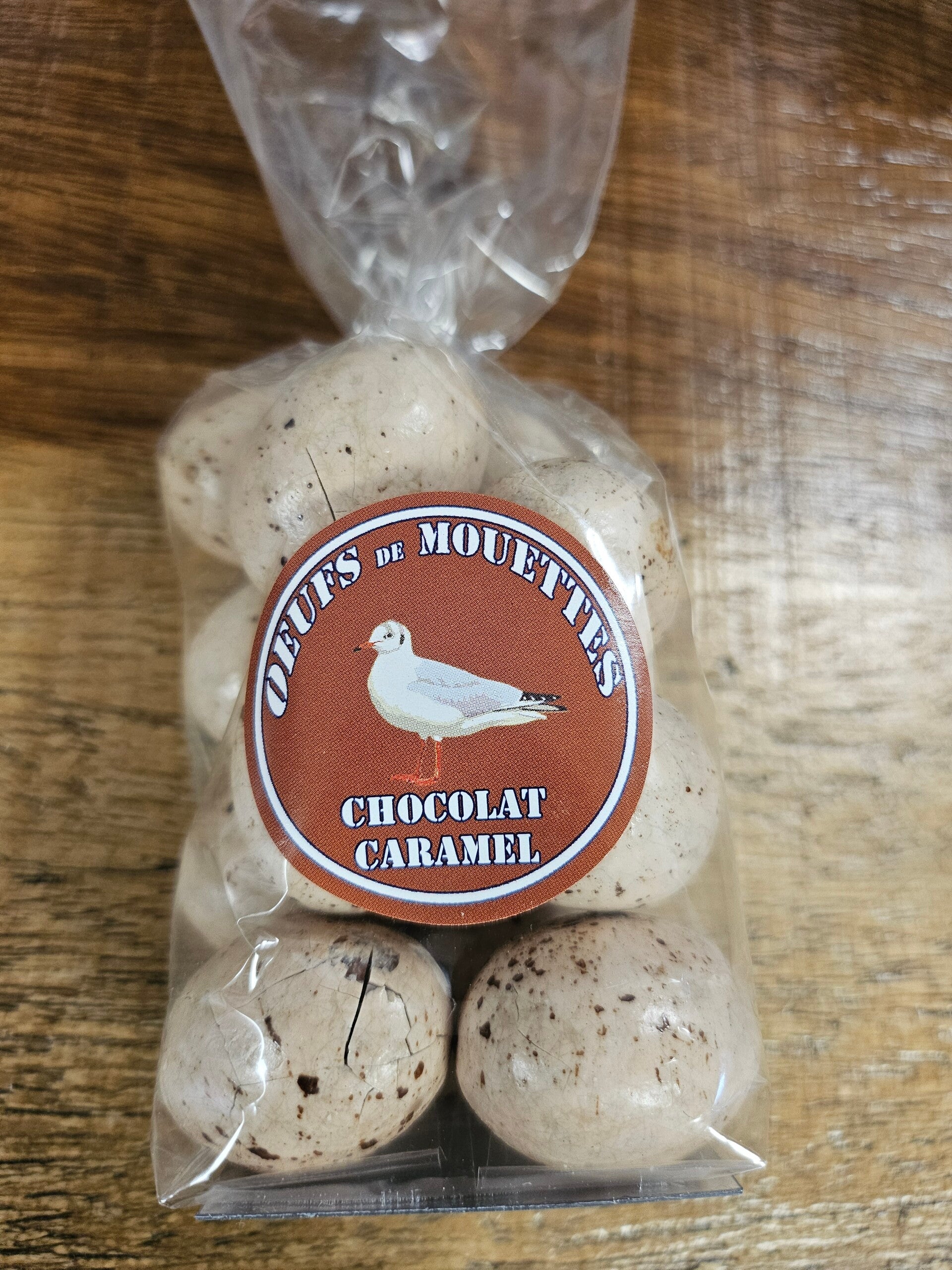 Oeufs de mouettes chocolat caramel