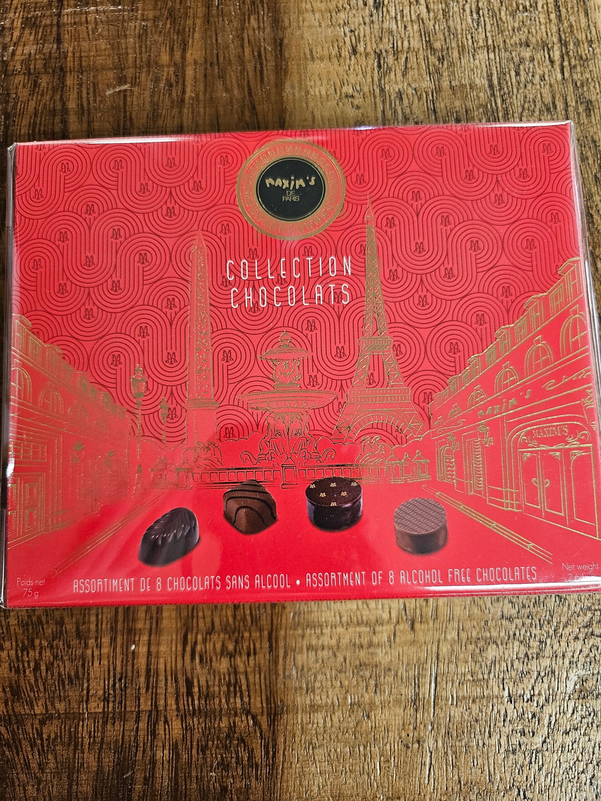 Assortiment 8 chocolats maxim's