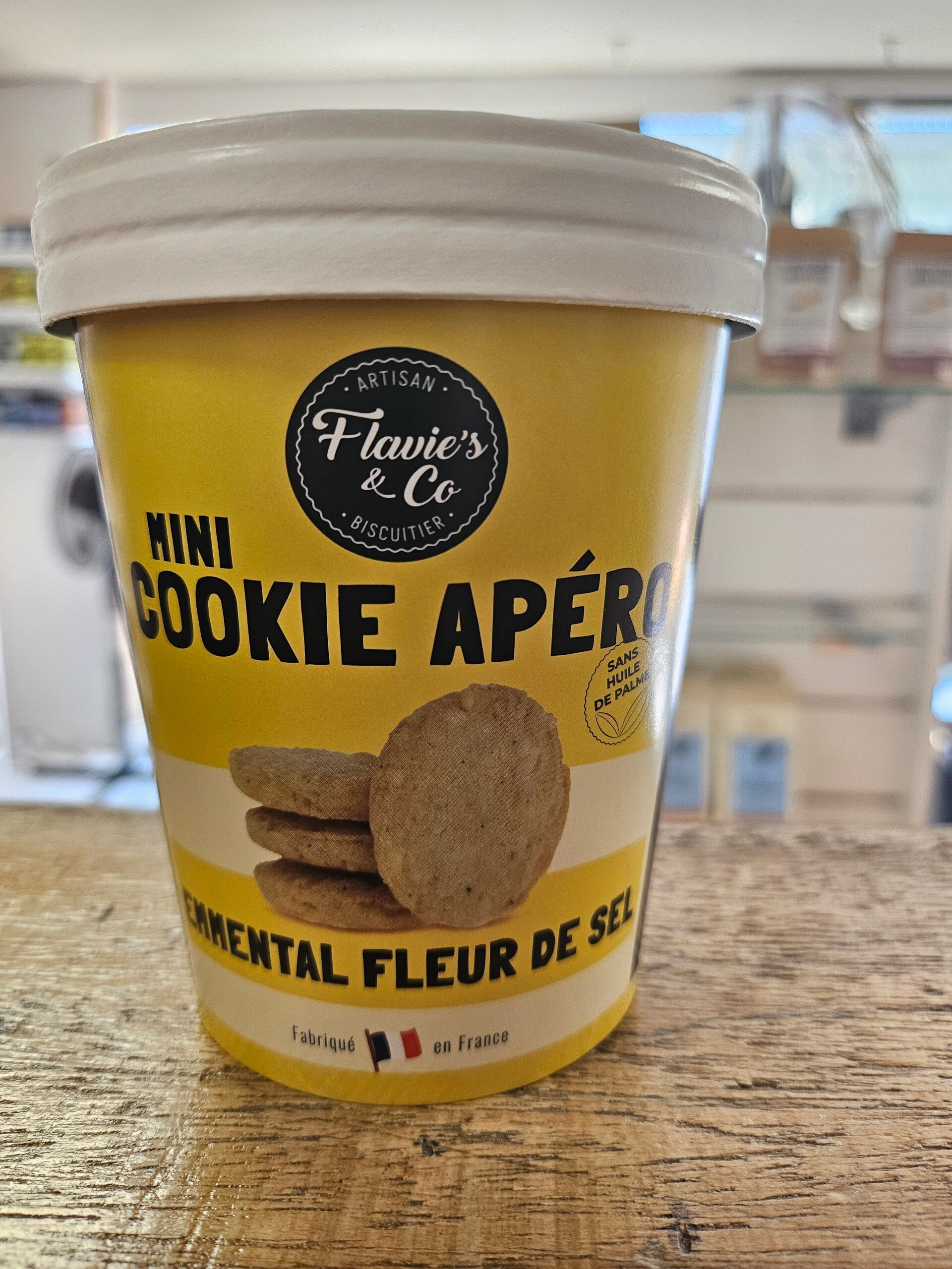 Mini cookie Apéro Emmental fleur de sel
