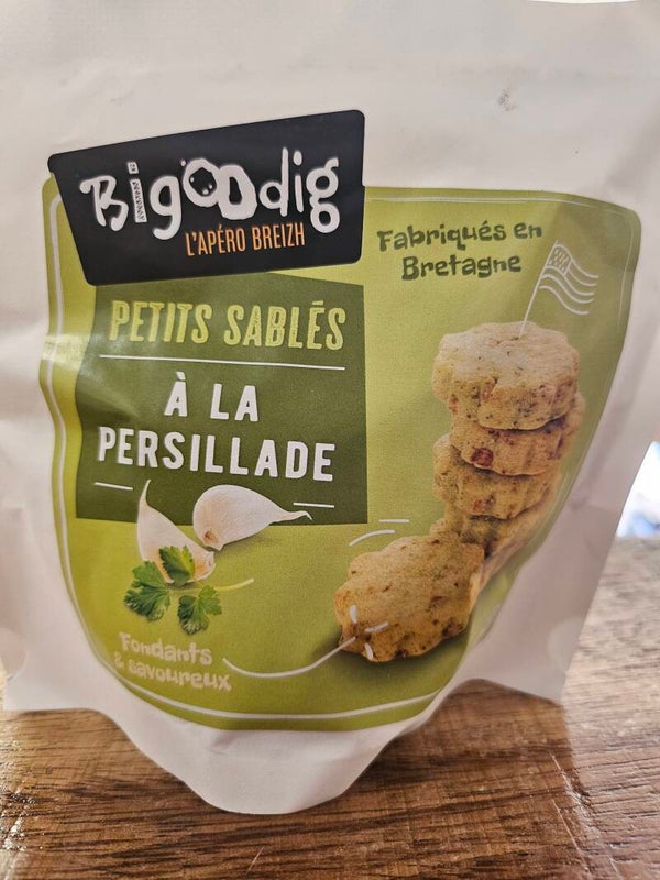 Bigoodig petits sablés à la persillade