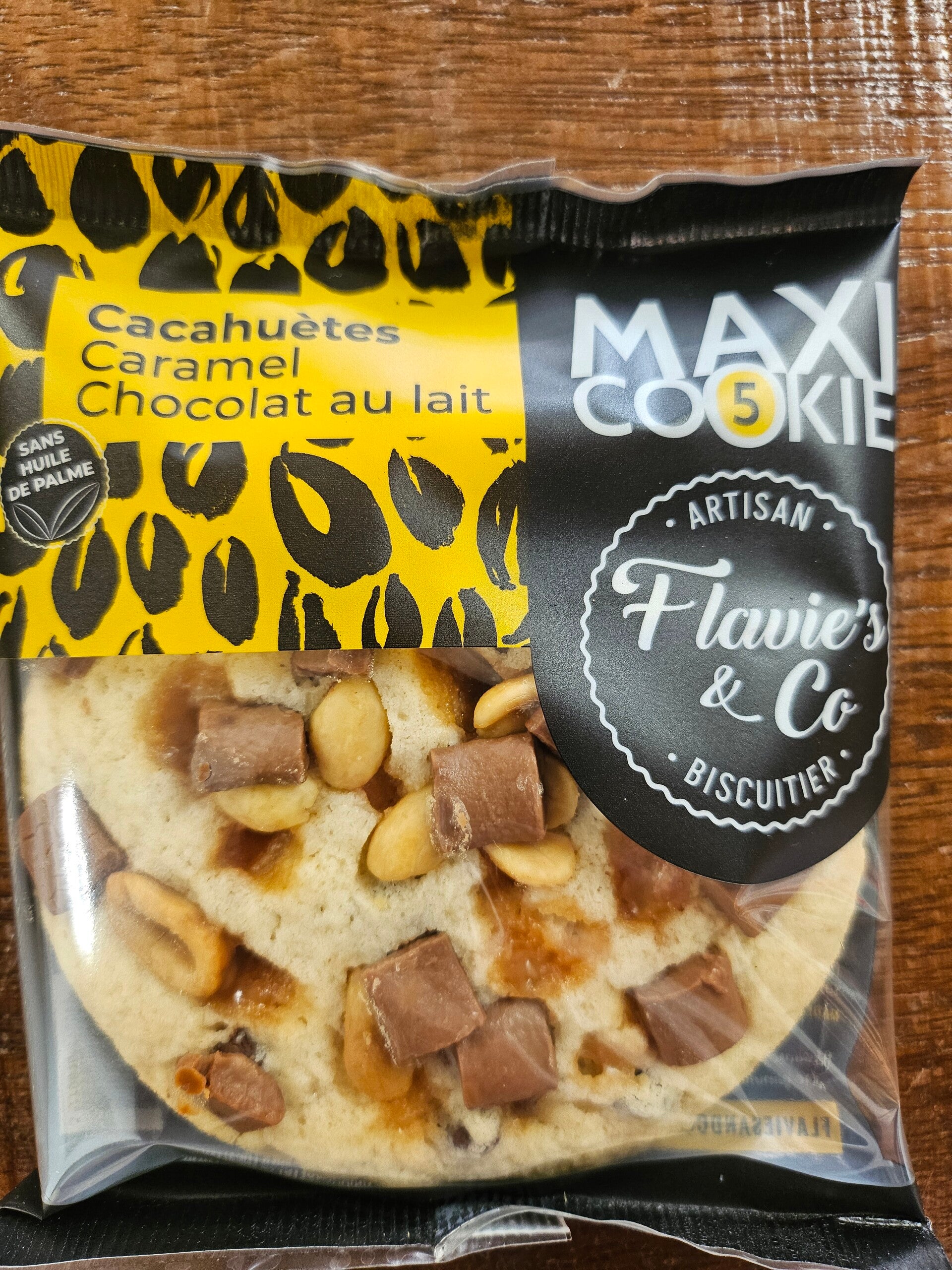 Maxi Cookie caramel chocolat au lait