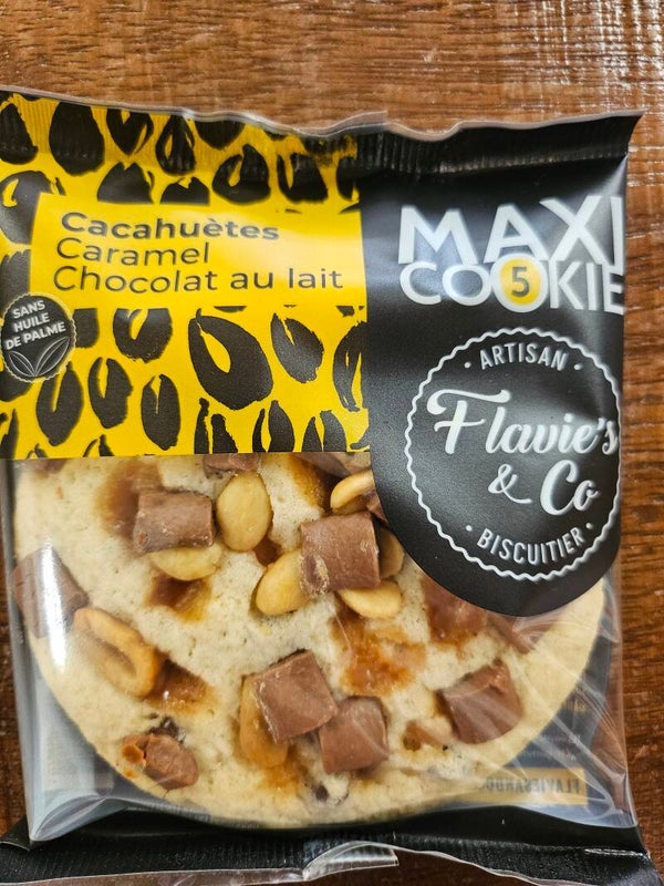 Maxi Cookie caramel chocolat au lait