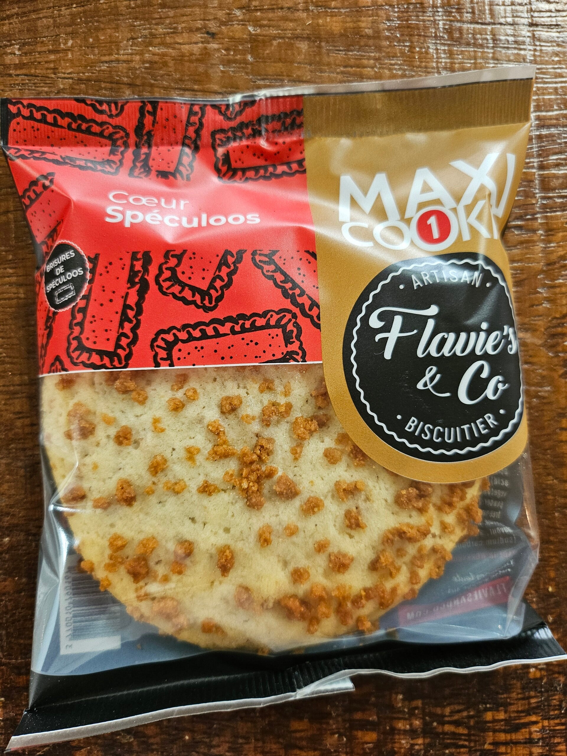 Maxi Cookie coeur Spéculoos