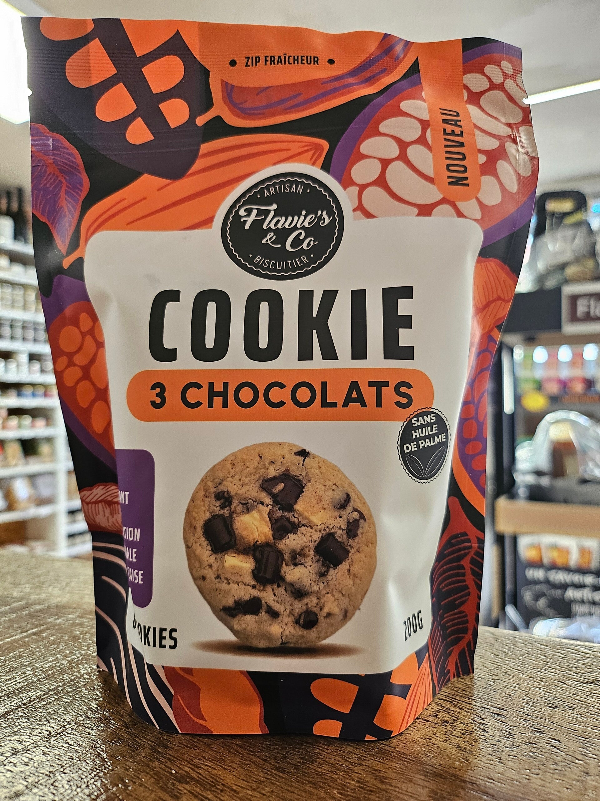Cookie 3 chocolats