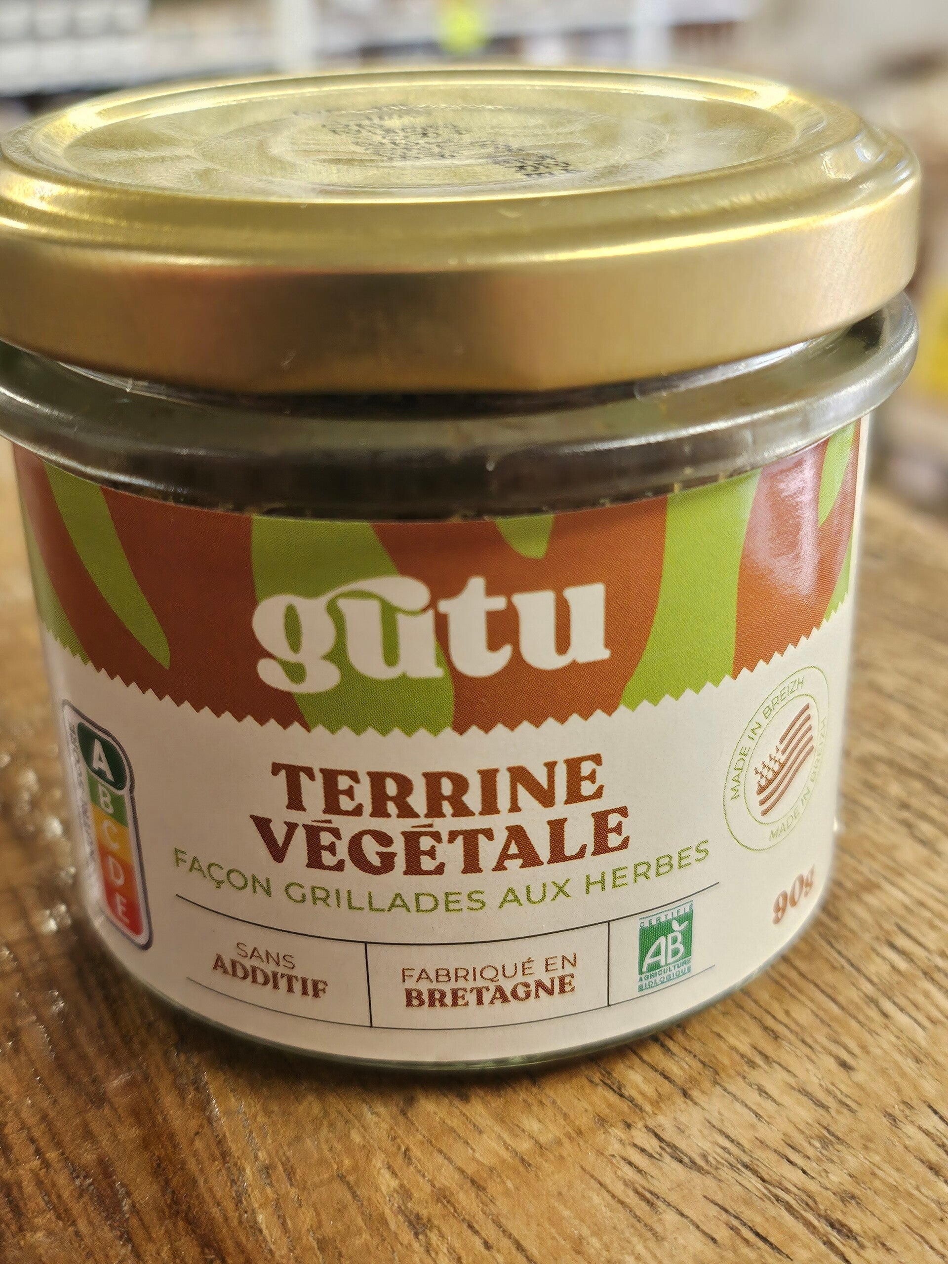 Terrine végétale façon grillades aux herbes