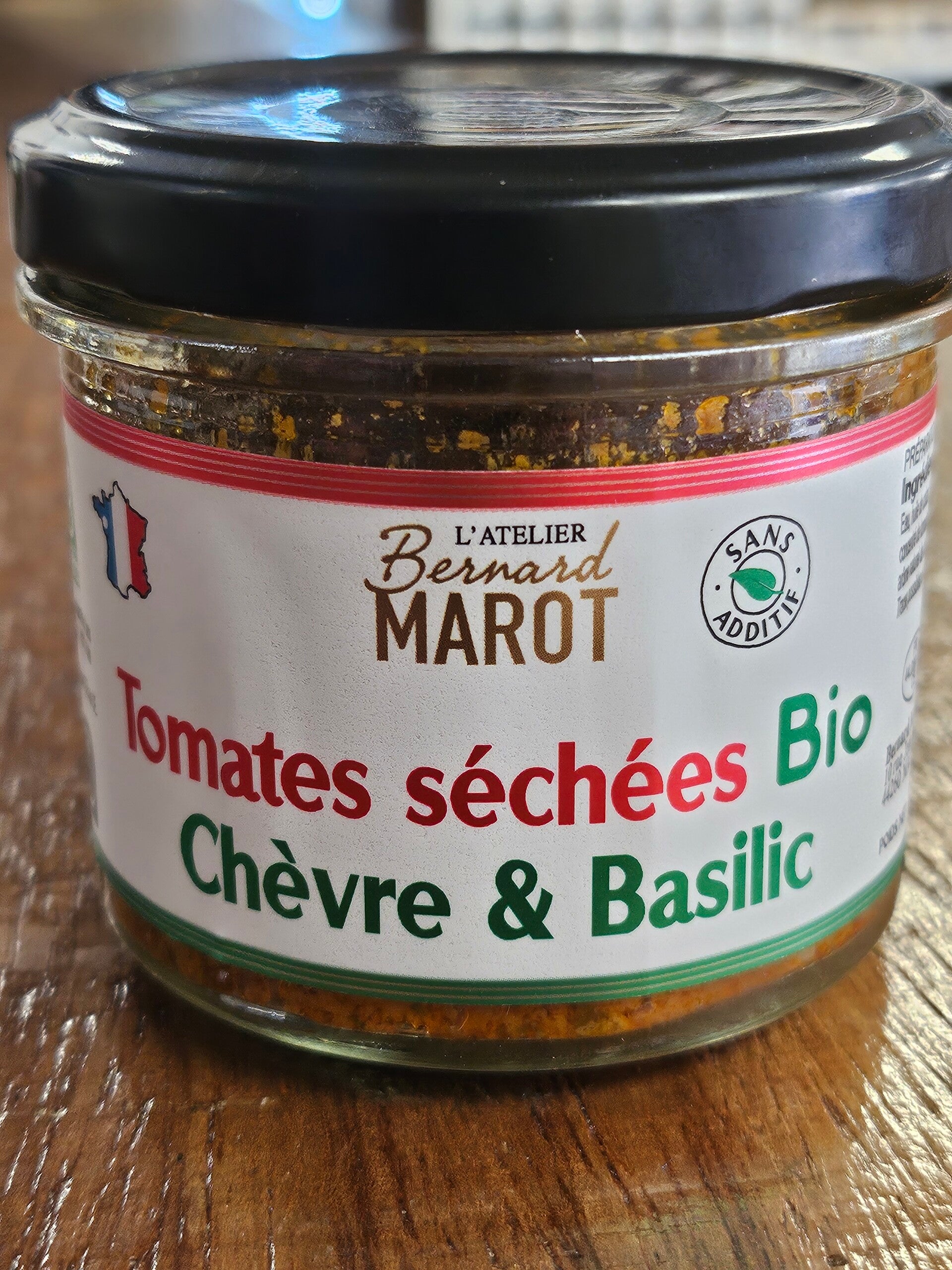 Tomates séchées Bio chèvre & Basilic