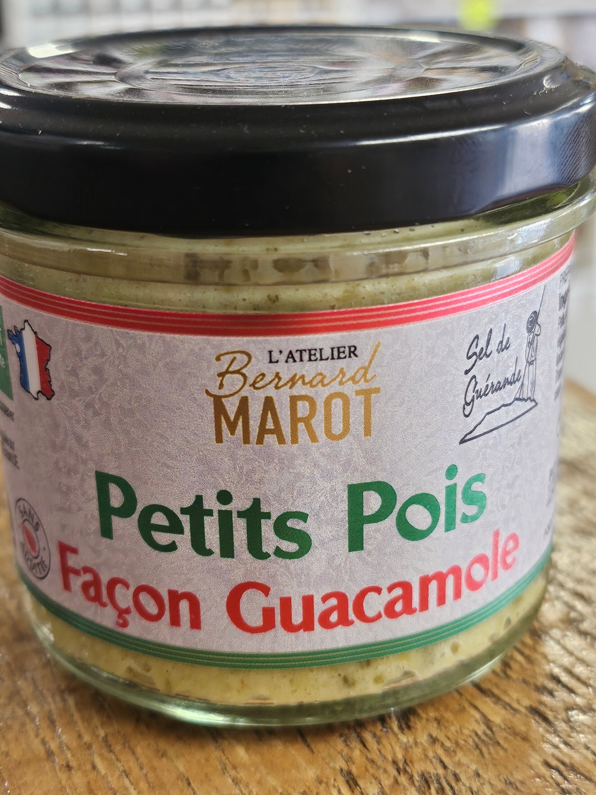 Petits pois façon guacamole
