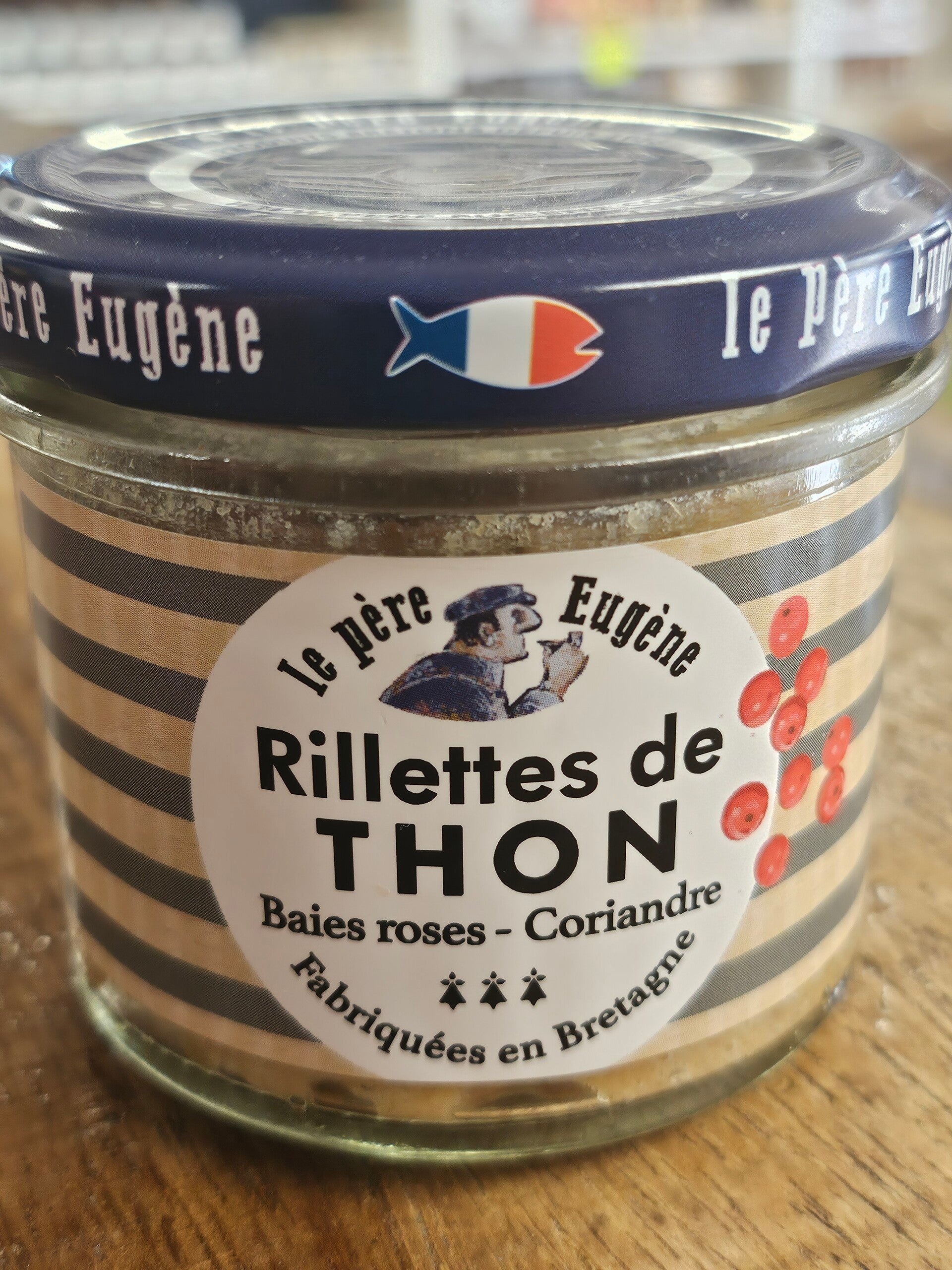 Rillette de Thon aux baies roses et Coriandre
