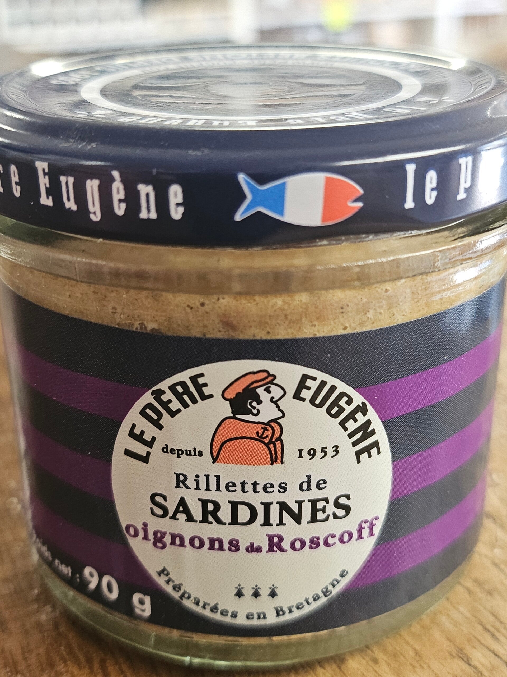 Rillette de Sardines aux oignons de Roscoff
