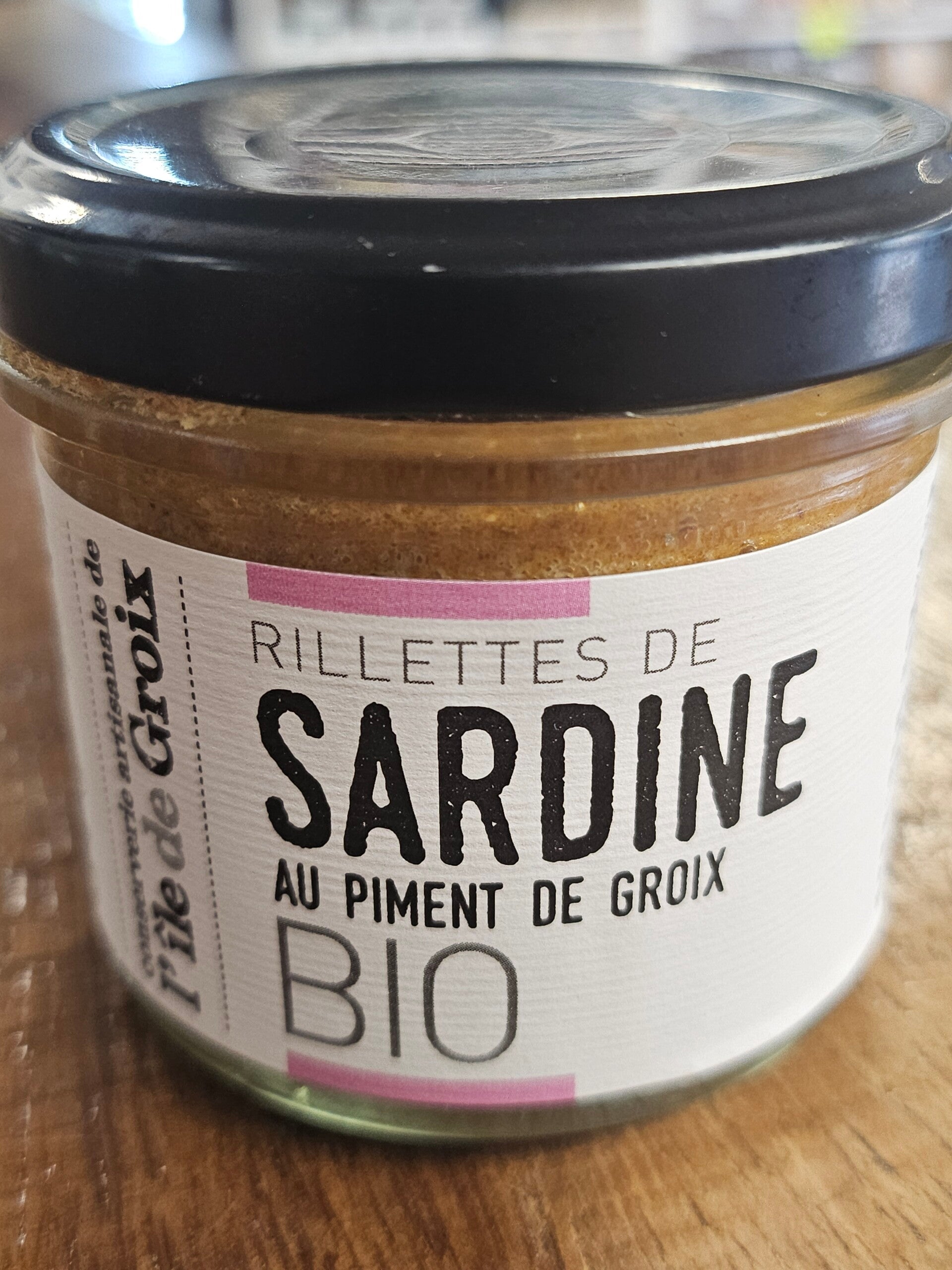 Rillettes de Sardine au piment de Groix Bio