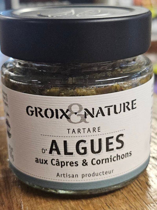 Tartare d'algues aux câpres et Cornichons