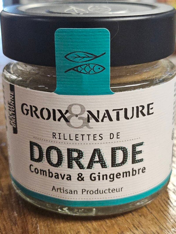 Rillettes de Dorade Combava et Gingembre