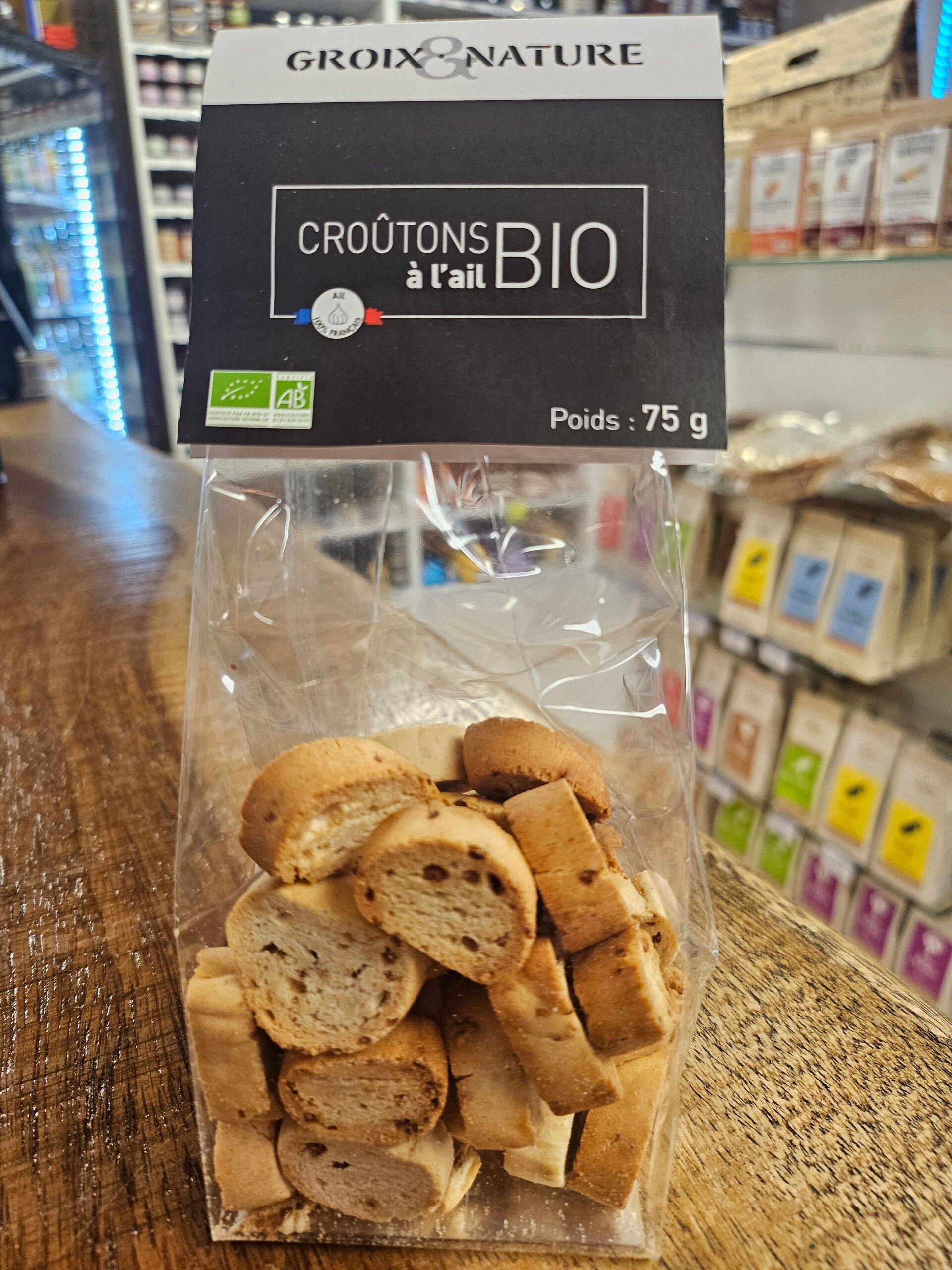 Croûtons à l'ail BIO