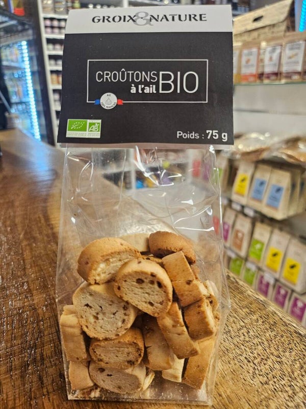 Croûtons à l'ail BIO