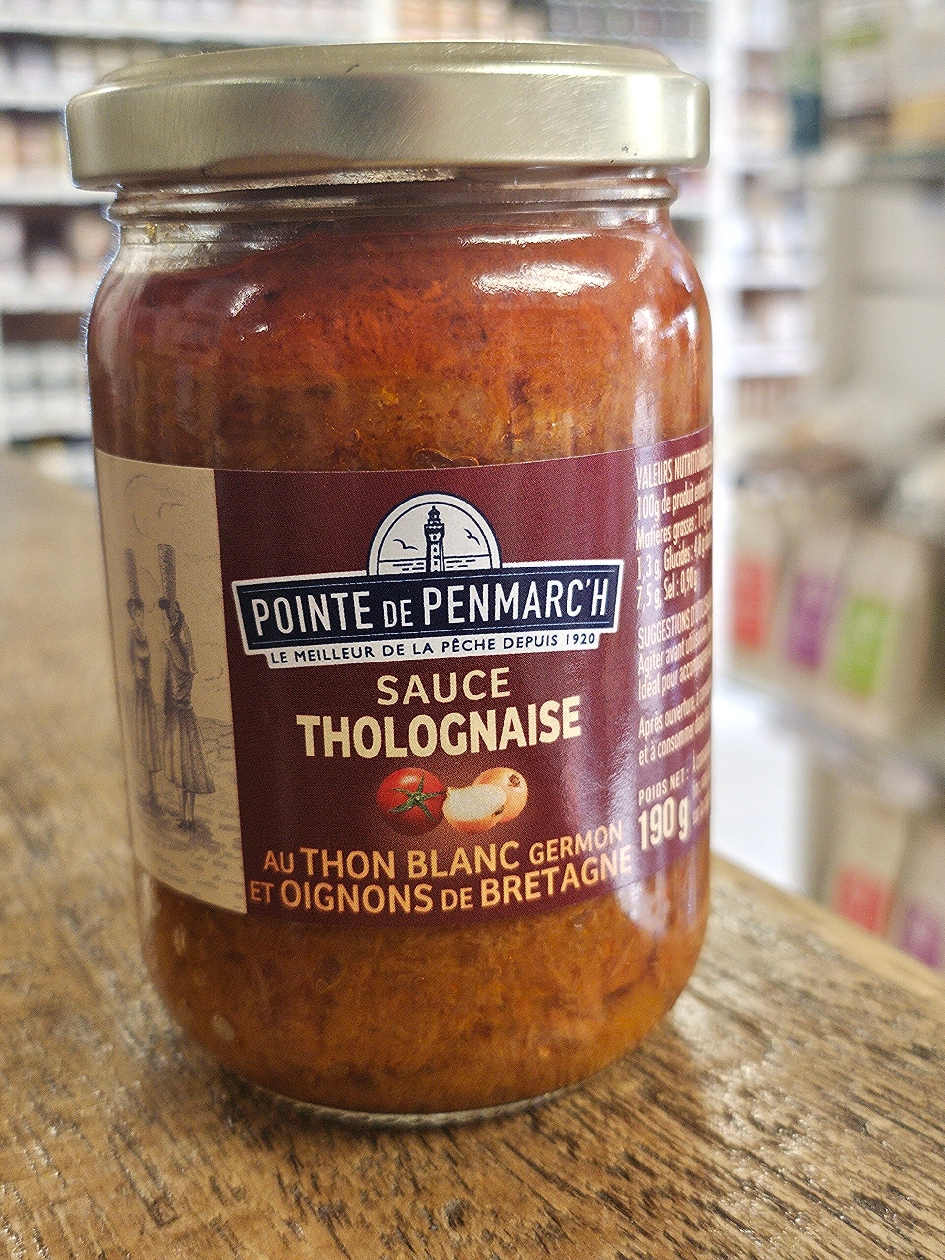 Sauce Tholognaise, au Thon Blanc Germon et oignons de Bretagne