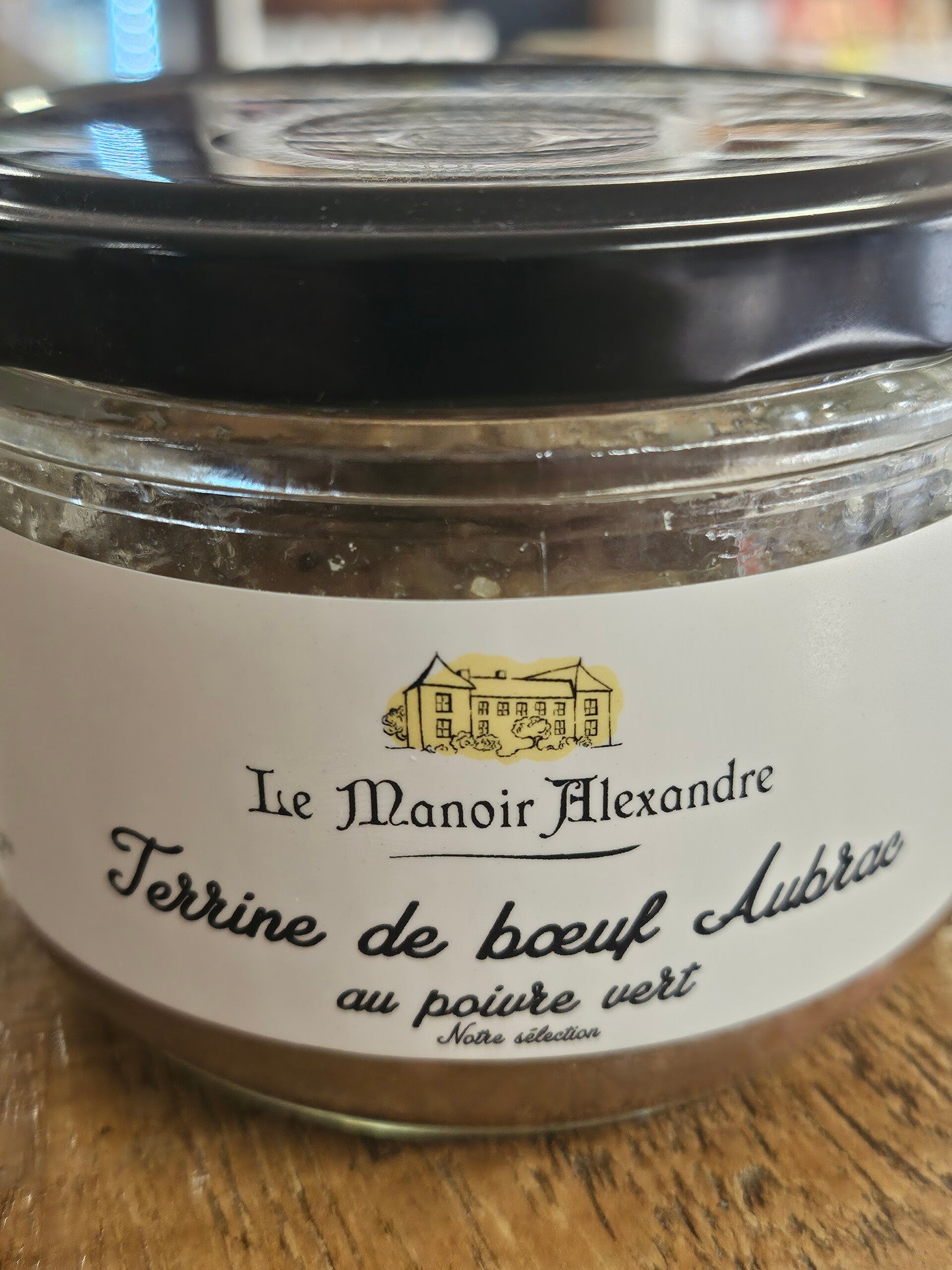 Terrine de bœuf Aubrac au poivre vert