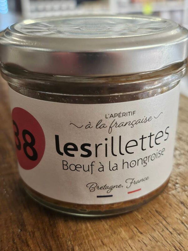 Les rillettes bœuf à la Hongroise ( sans porc)